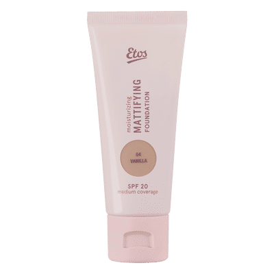 Etos Moisturizing Mattifying Foundation SPF 20 04 Vanilla