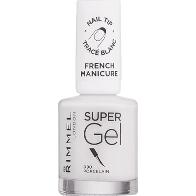 Rimmel London Super Gel French Manicure Nail Tip Whitener - 090 Transparant