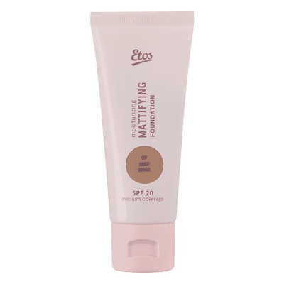 Etos Moisturizing Mattifying Foundation SPF 20 09 Deep Beige