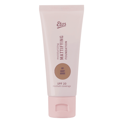 Etos Moisturizing Mattifying Foundation SPF 20 09 Deep Beige