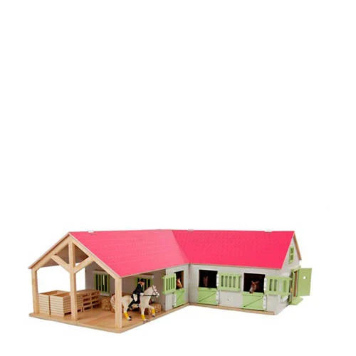 Kids Globe Paardenstal schaal 1:24