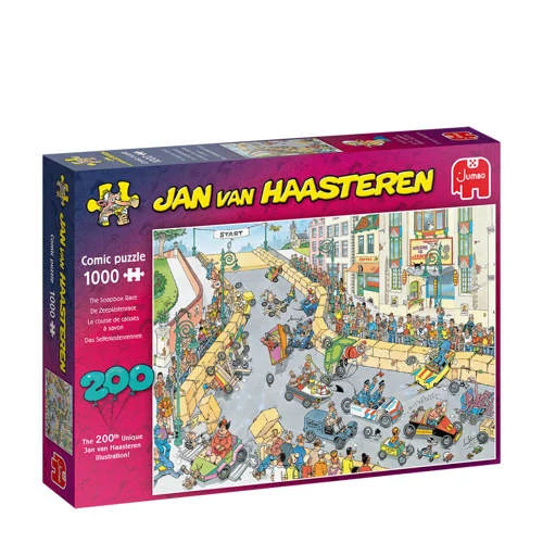 Jan van Haasteren De Zeepkistenrace legpuzzel 1000 stukjes