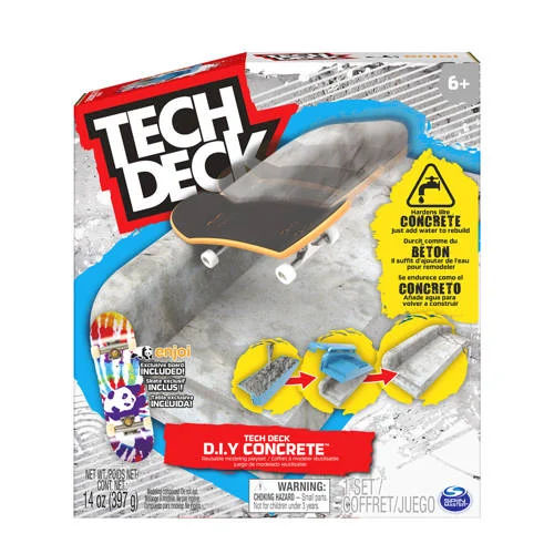 Tech Deck Herbruikbare DIY Concrete-modelleerspeelset