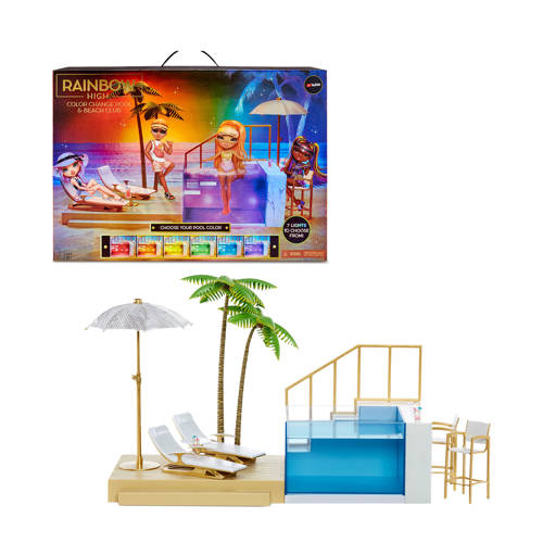 Rainbow High Color Change Pool And Beach Club Set