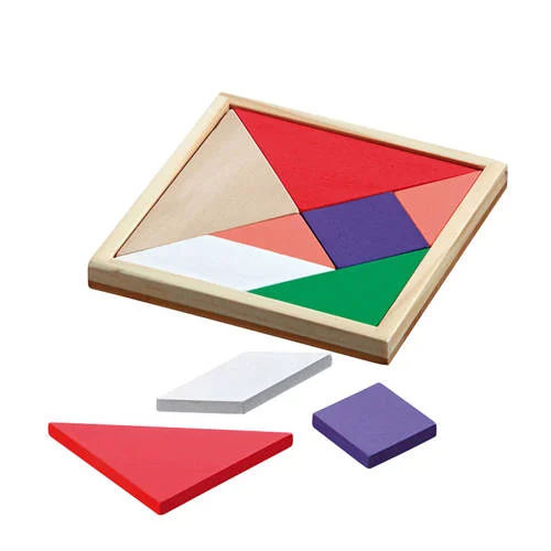 Philos Tangram (gekleurd) denkspel