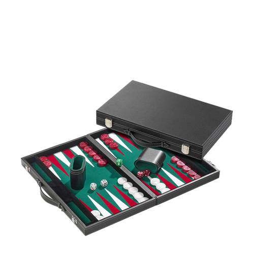 Philos Backgammon groen medium 28x23,5cm Backgammon groen (medium)