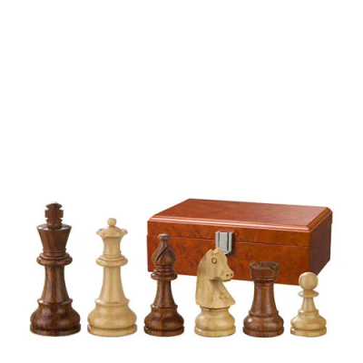 Philos schaakstukken Sigismund 95 mm verzwaard Verzwaarde schaakstukken Sigismund (95 mm)