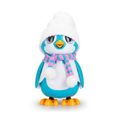 Silverlit Rescue Penguin Blauw interactieve knuffel