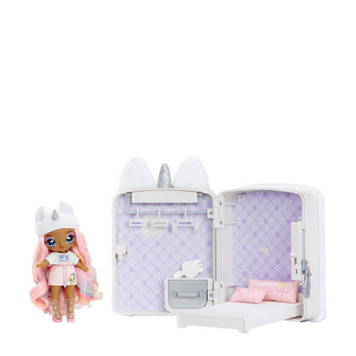 Na! Na! Na! Surprise 3-in-1 speelset met rugzak, slaapkamer en Whitney Sparkles met eenhoornthema