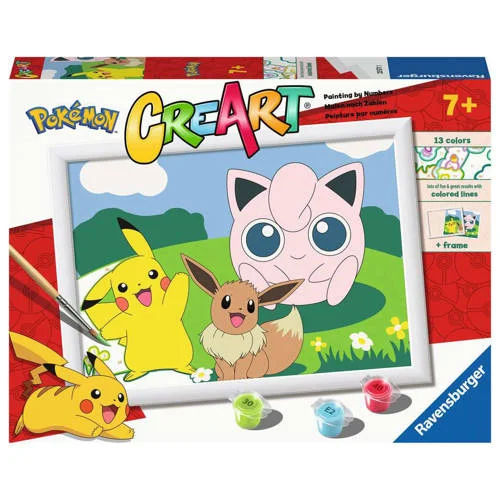 Ravensburger CreArt Pokémon Classics - Schilderen op nummer voor kinderen