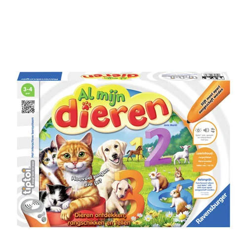 Ravensburger Tiptoi Spel al mijn dieren