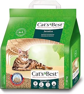 Cat's Best 100% plantaardige kattenbakvulling, speciaal voor gevoelige katten - 6 liter