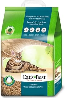 Cat's Best Sensitive, 100% plantaardige kattenbakvulling - 15 liter