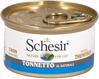 Schesir Cat Natural Tonijn, 24 x 85 gram - natvoer katten