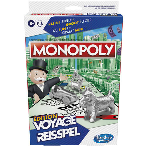 Hasbro Monopoly Grab and Go-spel, reiseditie