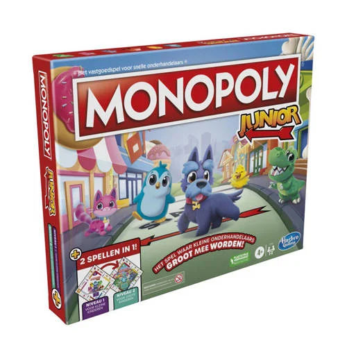 Hasbro Gaming Monopoly Junior 2-in-1