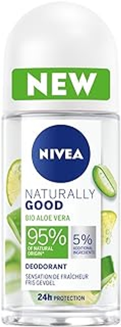 Nivea Deodorant Roller Naturally Good Aloe Vera 50 ml