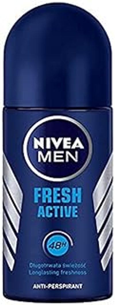 Nivea Men Fresh Active 48 H deodorantroller voor mannen, 50 ml