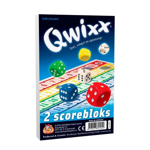 White Goblin Games qwixx score blocks uitbreidingsspel