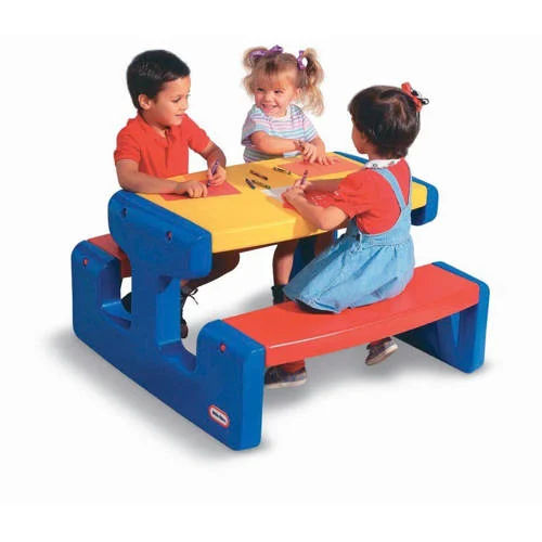 Little Tikes Grote picknicktafel blauw