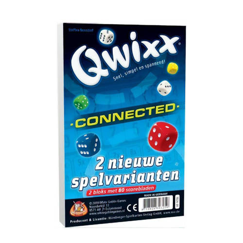 White Goblin Games qwixx connected uitbreidingsspel