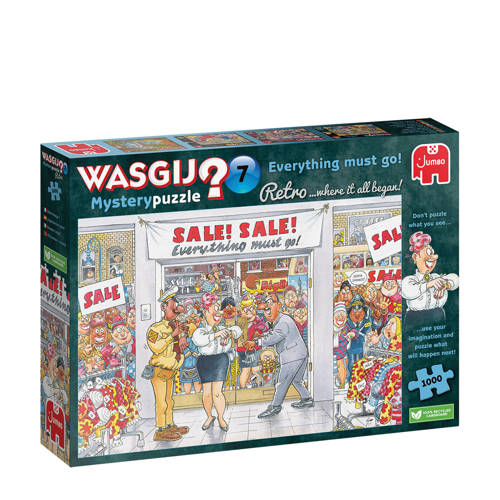 Wasgij retro mystery 7 uitverkoop! legpuzzel 1000 stukjes