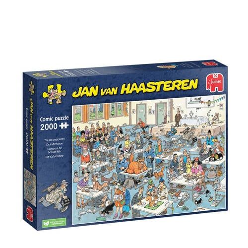 Jan van Haasteren kattenshow legpuzzel 2000 stukjes