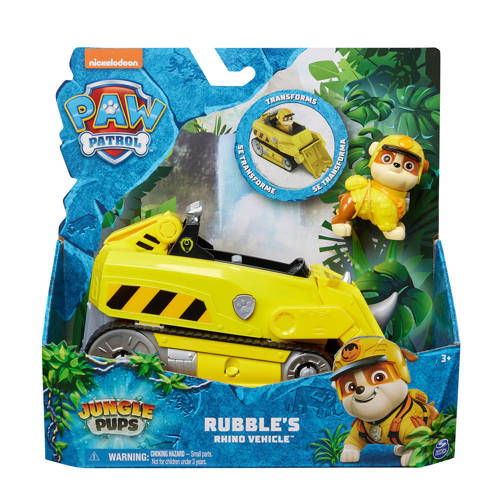 Paw Patrol Jungle Pups Rubble Neushoorn voertuig