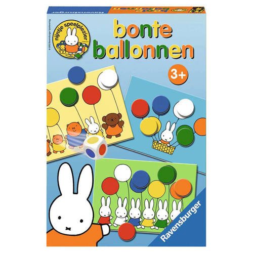 Ravensburger nijntje bonte ballonnen - leerspel