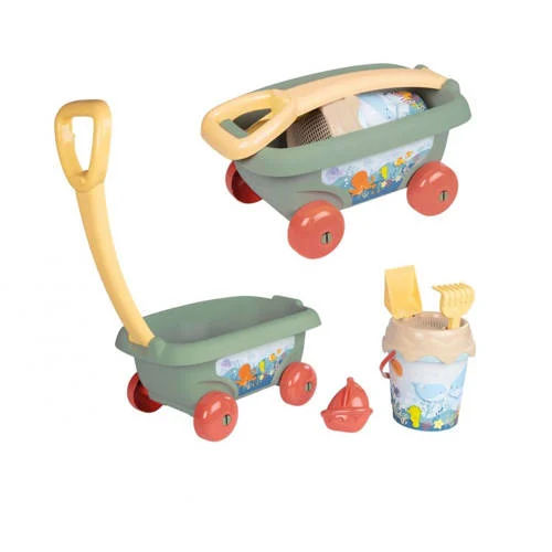 Smoby S. GREEN Garnished Beach Cart