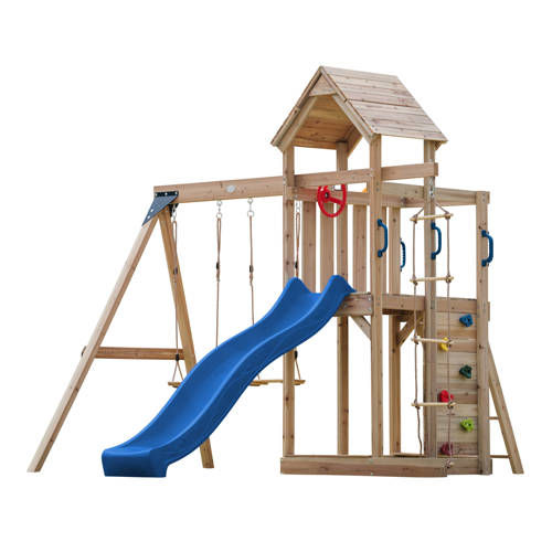 Axi Moos Swing Set with Double Swing and Climbing Ladder