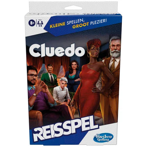 Hasbro Gaming Clue Grab and Go-spel, compact spel voor 3-6 spelers, reisspel voor kinderen