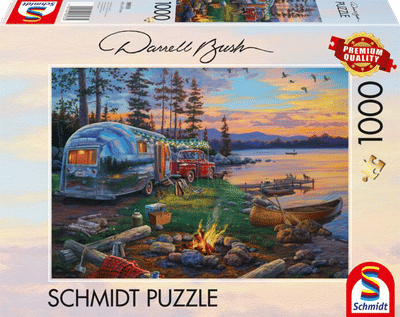 Schmidt Camping kampvuur aan het meer 1000 stukjes