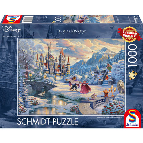 Schmidt Disney: Beauty and the Beast's Winter Enchantment - Puzzel (1000)