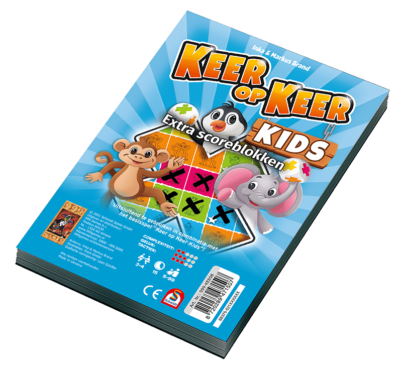 999 Games Keer op Keer Kids: Scoreblokken