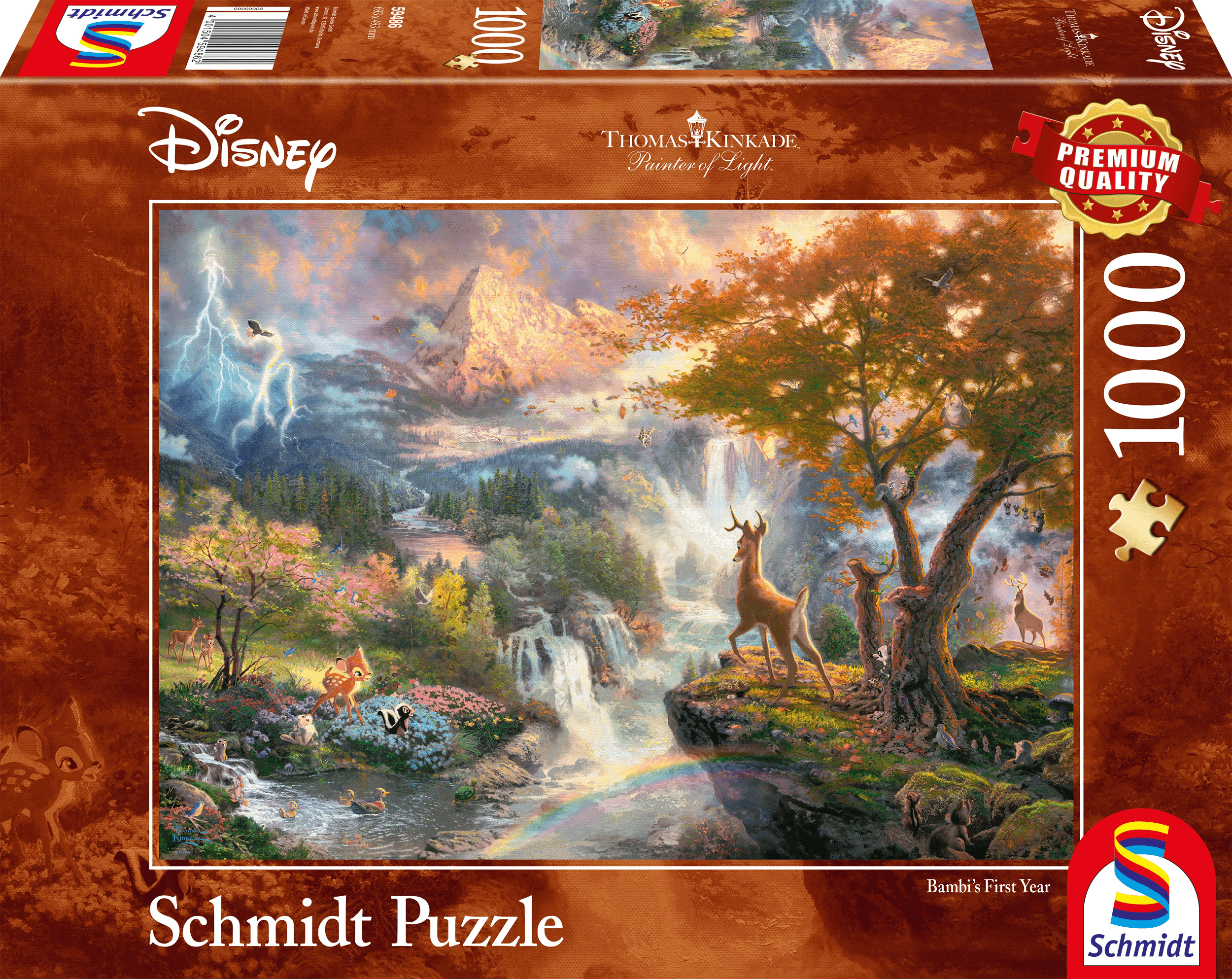 Schmidt Disney: Bambi's First Year - Puzzel (1000)