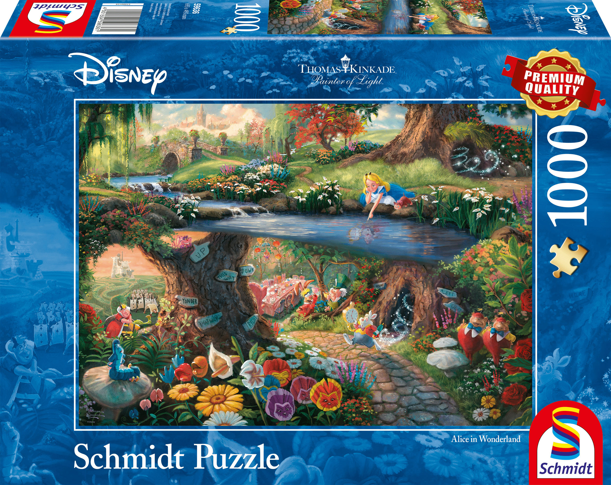 Schmidt Disney: Alice in Wonderland - Puzzel (1000)