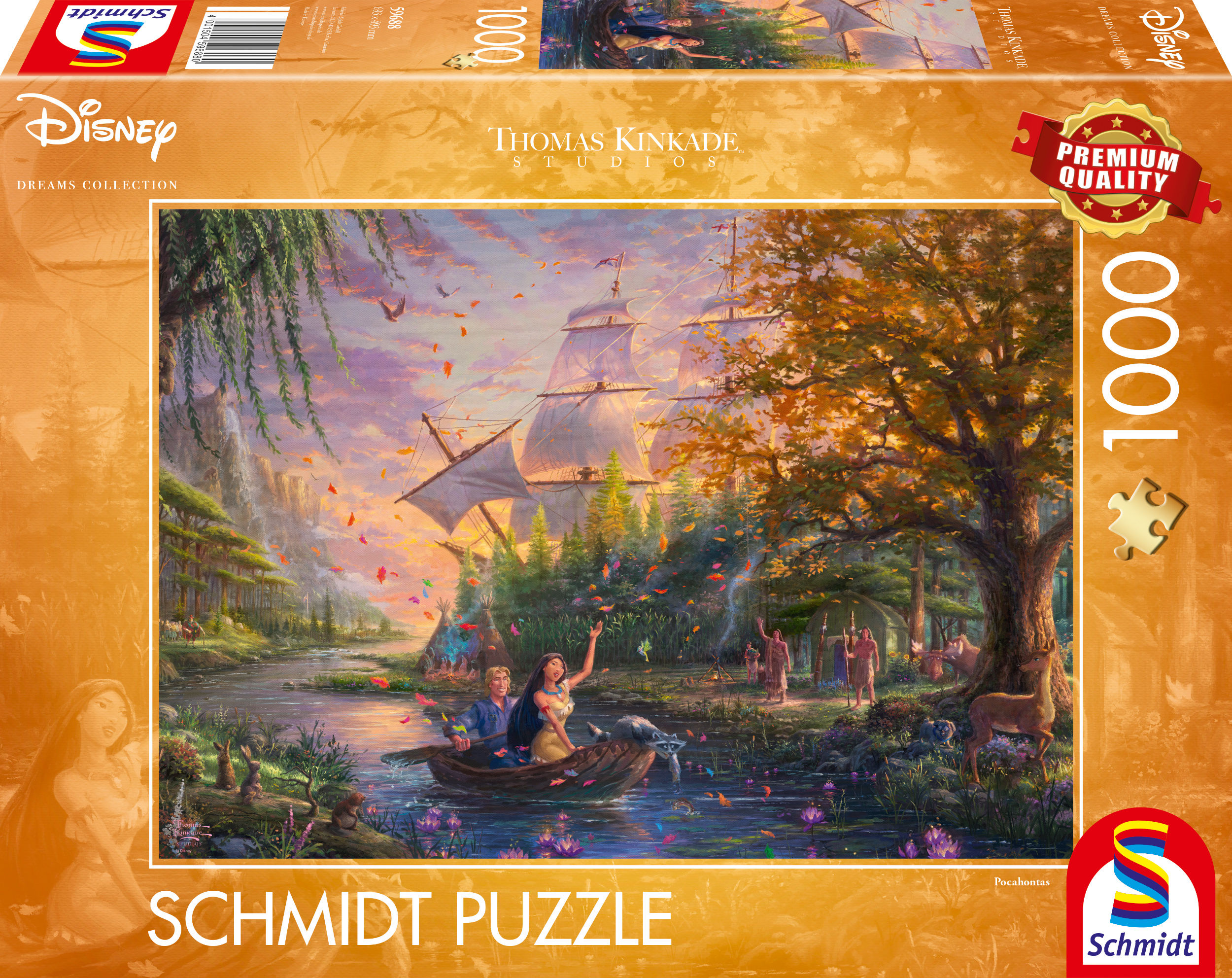 Schmidt Disney: Pocahontas - Puzzel (1000)