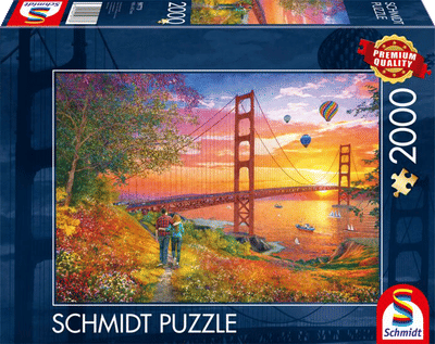 Wandeling naar de Golden Gate Bridge - 2000 stukjes