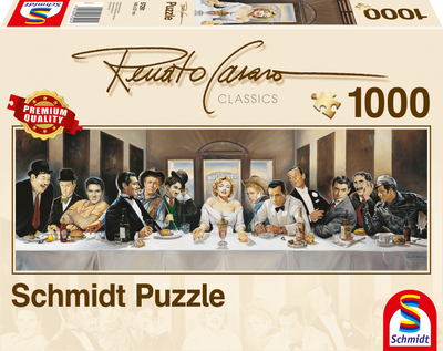 Schmidt Diner van de beroemdheden (Renato Casaro) - Puzzel (1000)