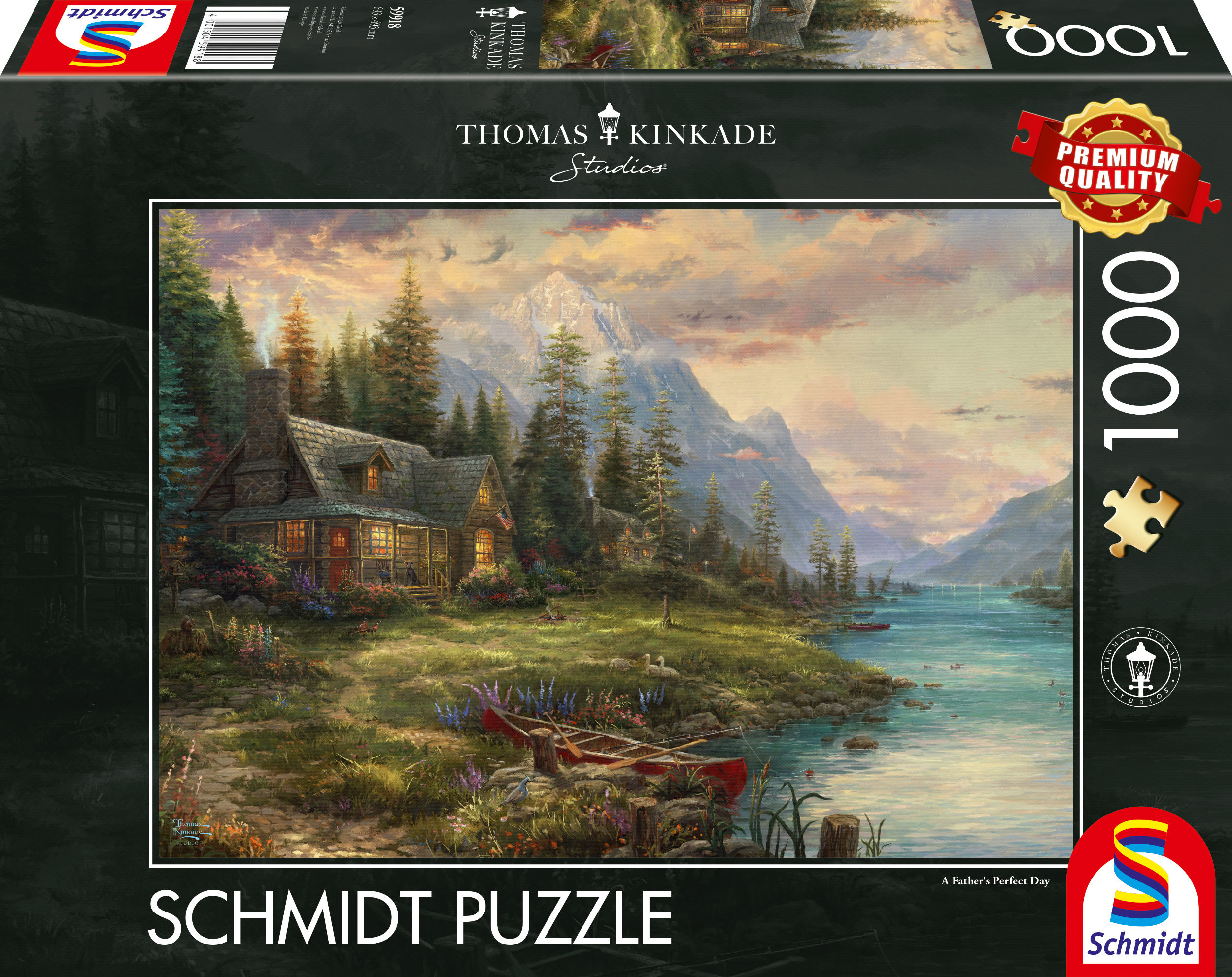 Schmidt An outing on FatherÕs Day (Thomas Kinkade) - Puzzel (1000)