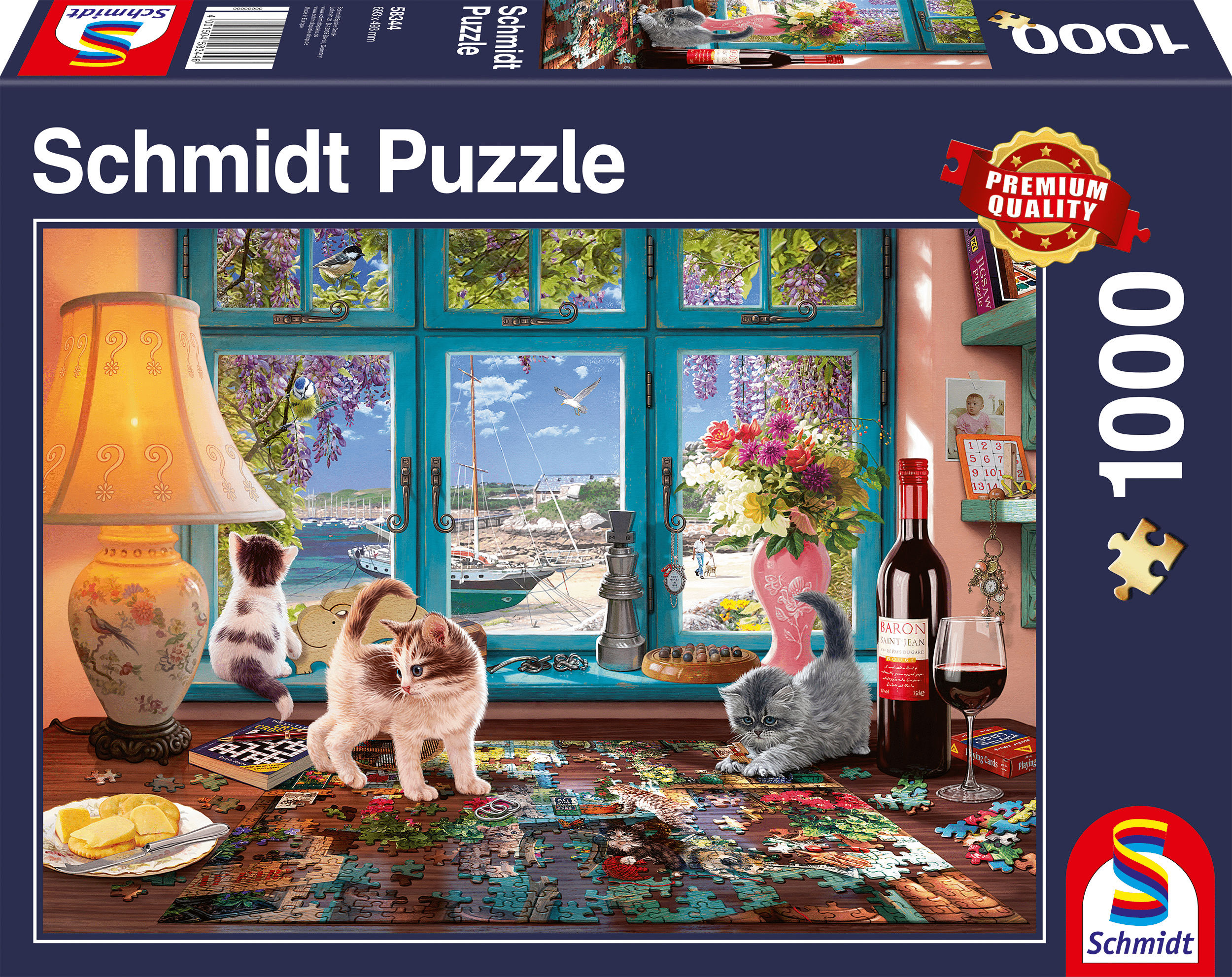 Schmidt Aan de puzzeltafel - Puzzel (1000)