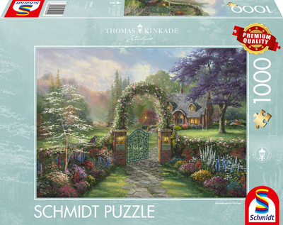 Schmidt Hummingbird Cottage (Thomas Kinkade) Legpuzzel 1000 Stukjes - Schmidt