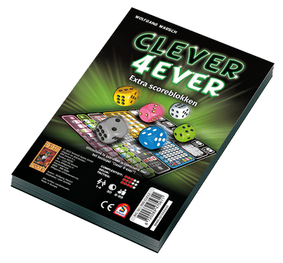 999 Games - Scoreblokken Clever 4Ever - 2 stuks - Dobbelspel