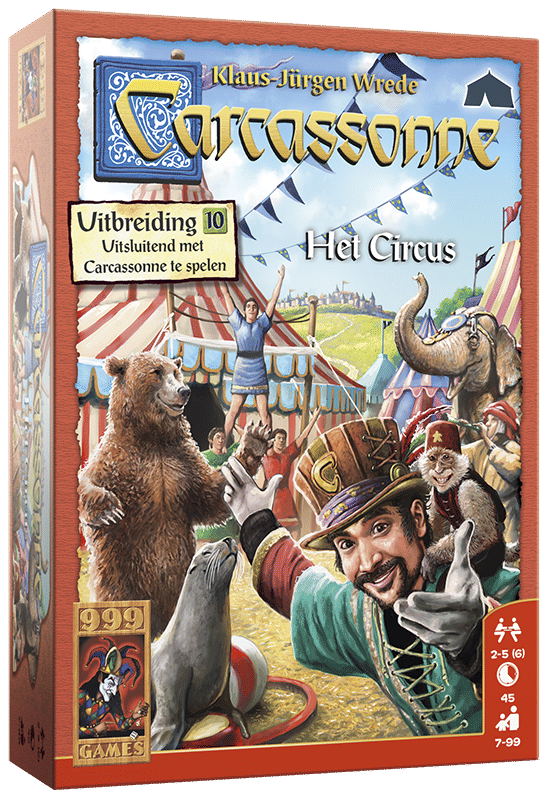 999 Games Carcassonne: Het Circus (Uitbreiding 10)