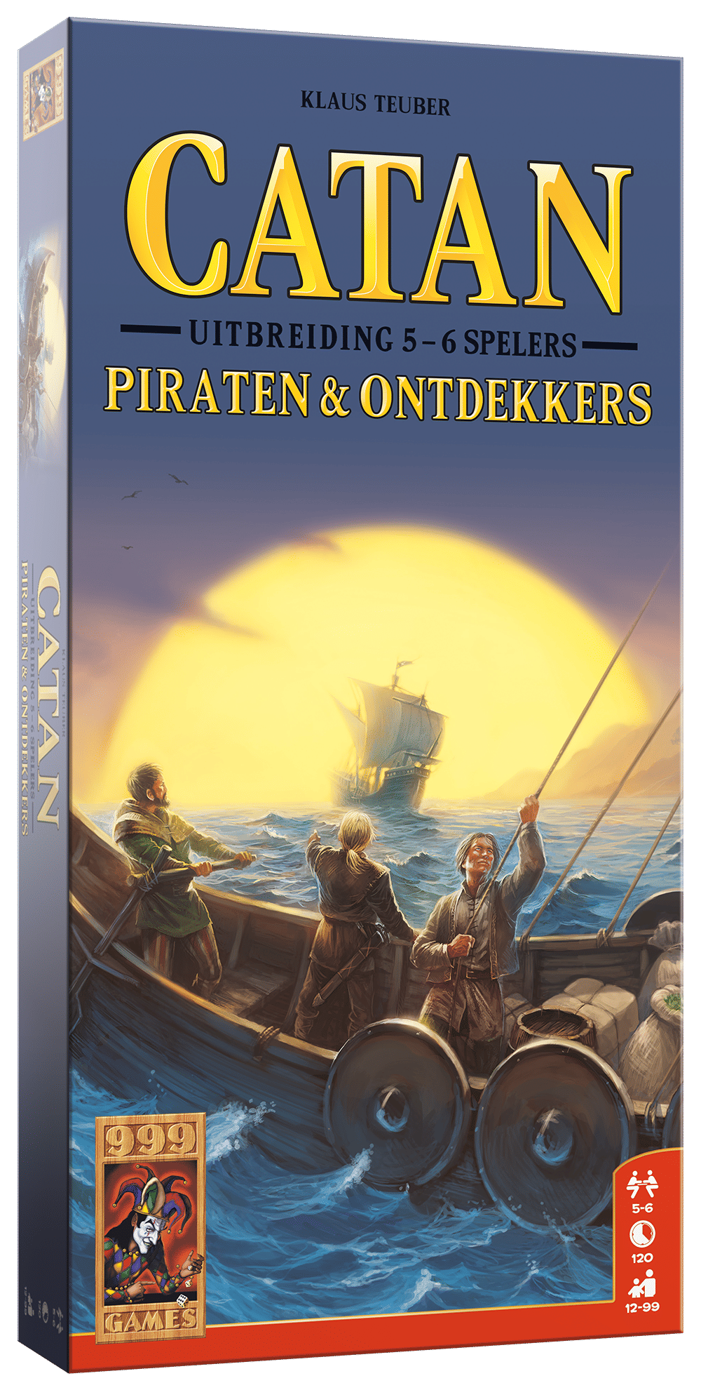 999 Games - Catan: Uitbreiding Piraten & Ontdekkers 5/6 spelers - Bordspel