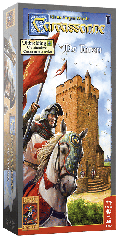 999 Games Carcassonne: De Toren (Uitbreiding 4)