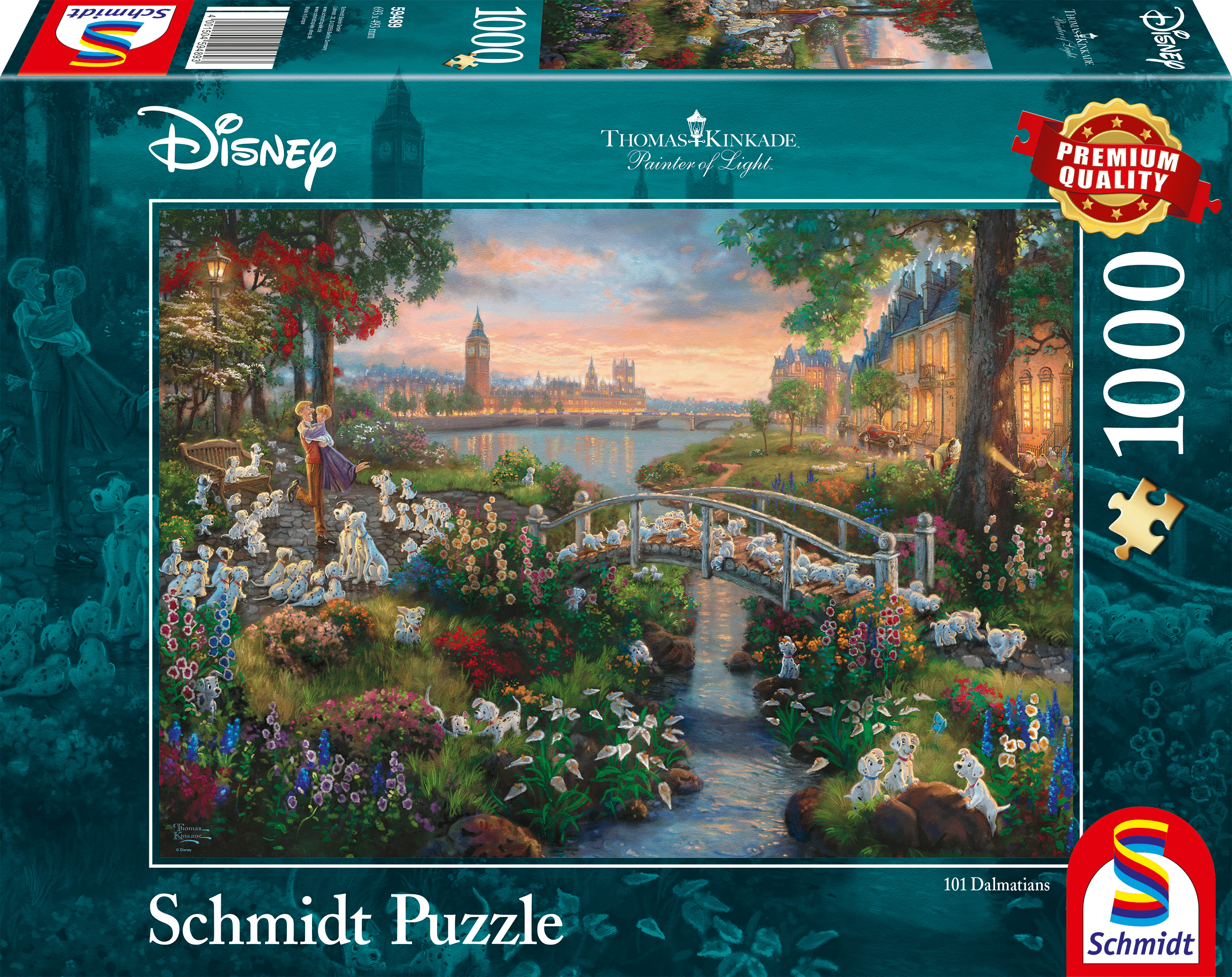 Schmidt Disney: 101 Dalmatiers - Puzzel (1000)