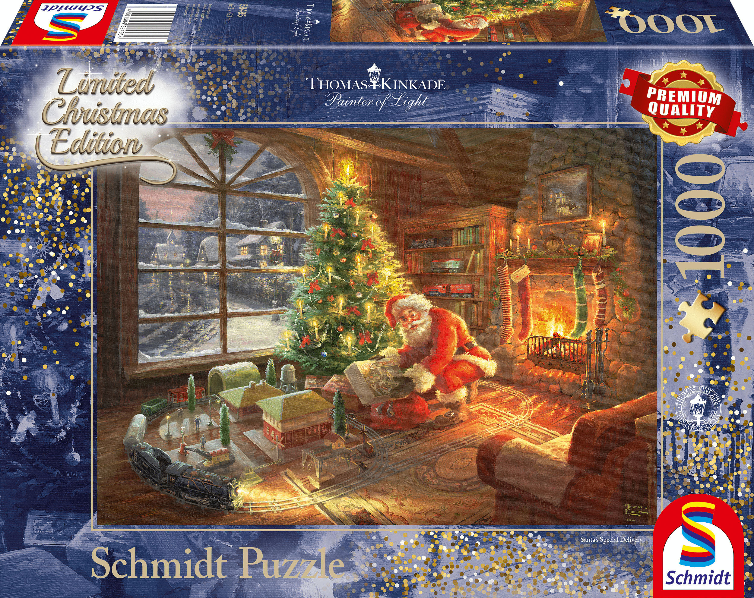 Schmidt De Kerstman is er! (Thomas Kinkade) - Puzzel (1000)