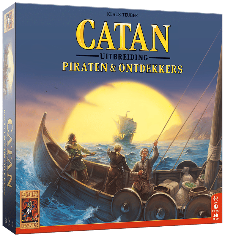 999 Games Catan: Uitbreiding Piraten en Ontdekkers Bordspel